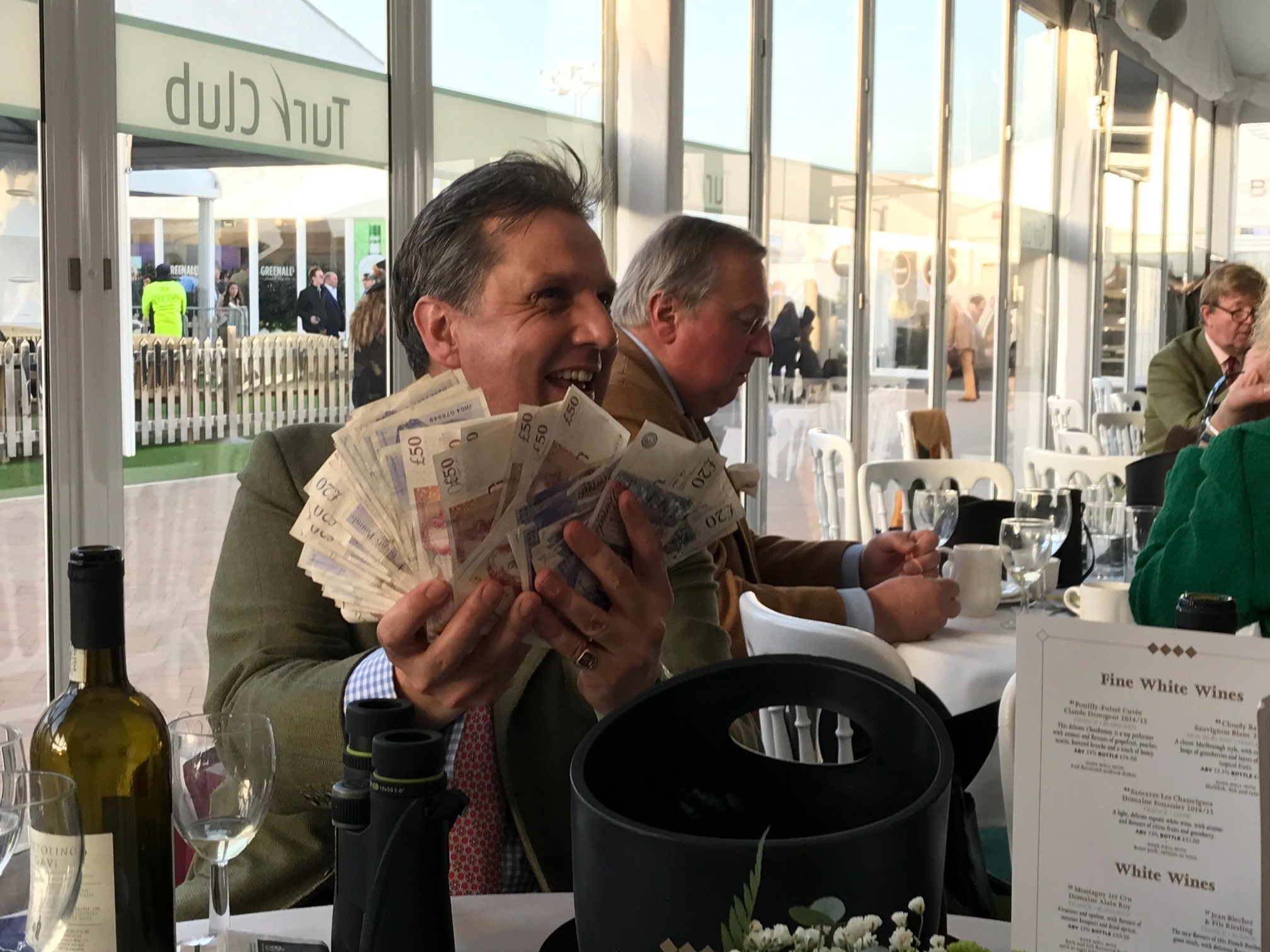 One very happy punter!
