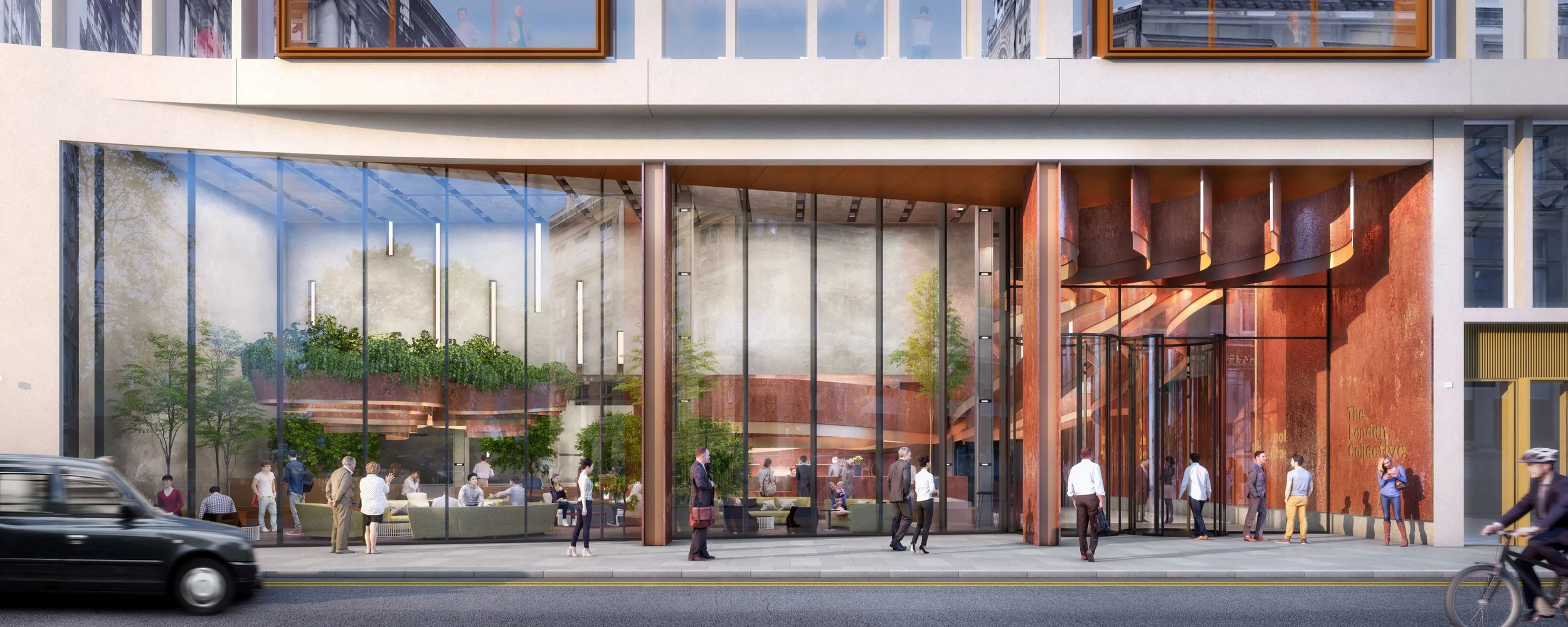 London Wall Entrance Concept CGI