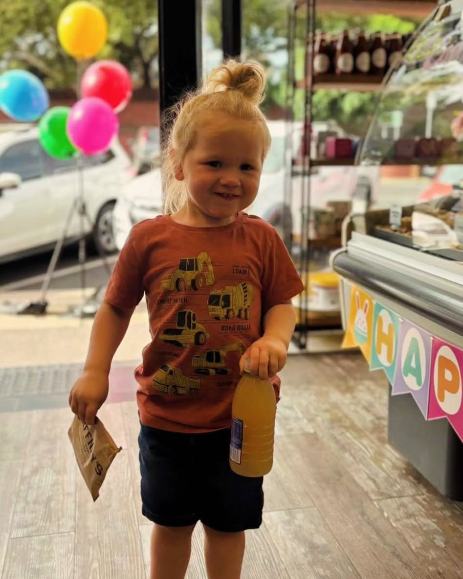 One of our little Fav's with his morning smoko

#seymour  #piekitchen #gaffneyspiekitchen