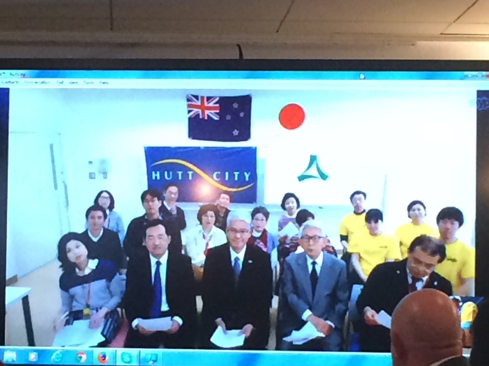10. Skype discussion with Hutt Sister City Minoh .JPG
