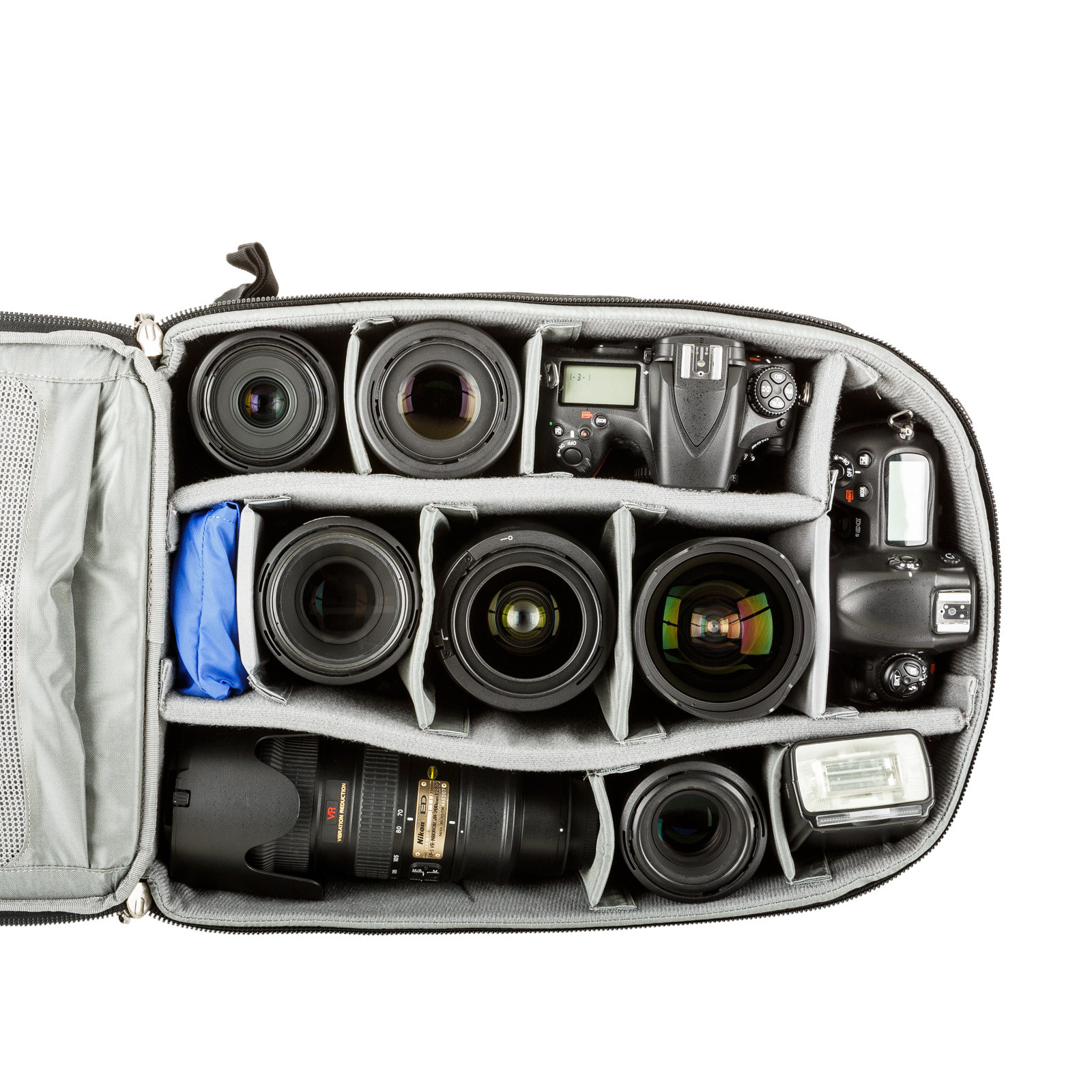 Thinktank Airport commuter. great for a carry on and durable enough for hiking.