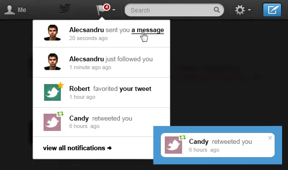 The new notification center up close