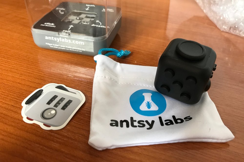 Antsy Labs | Fidget Cube review Pixels, dots points of view