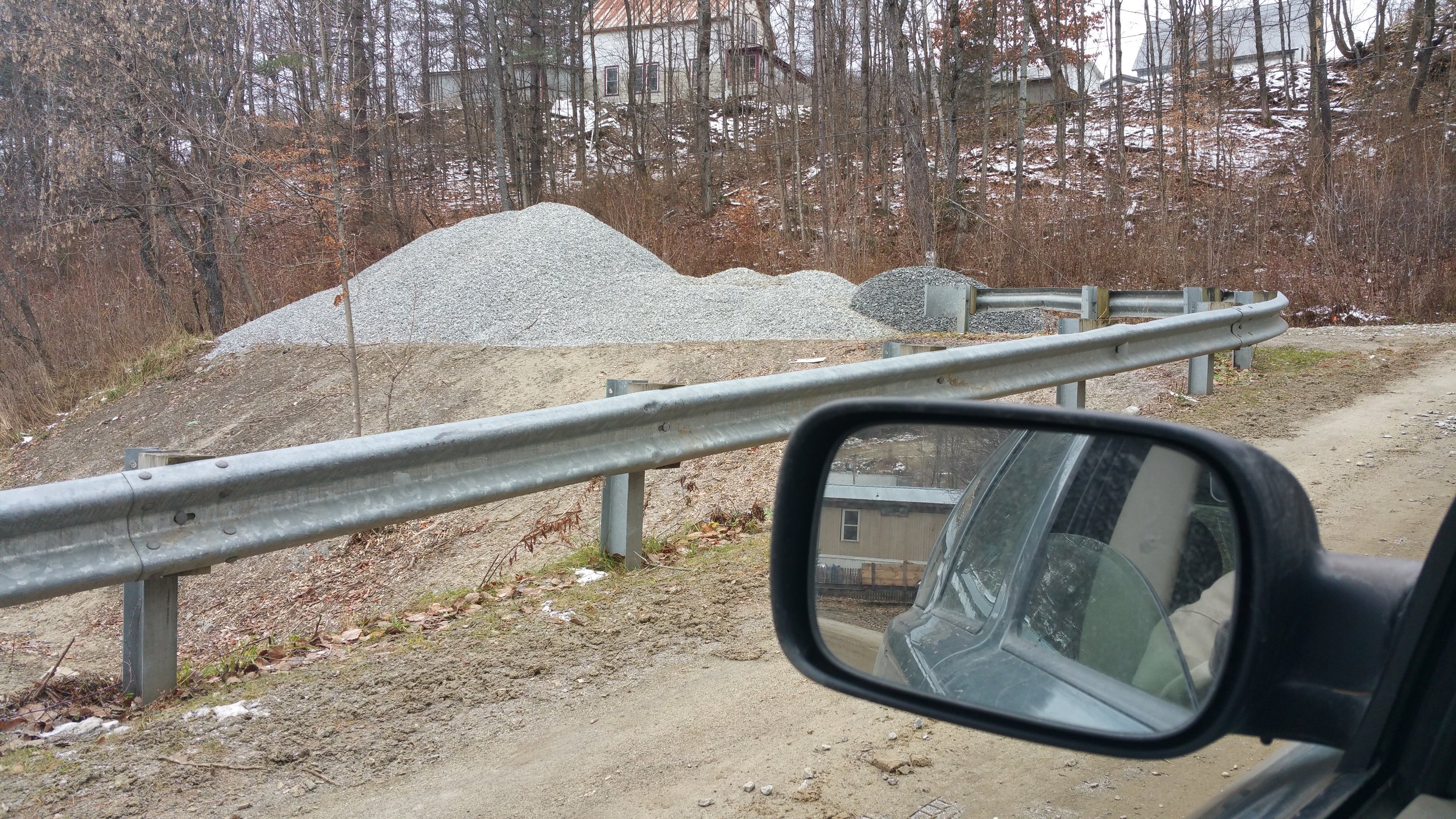 Gravel being delivered for drainage.jpg
