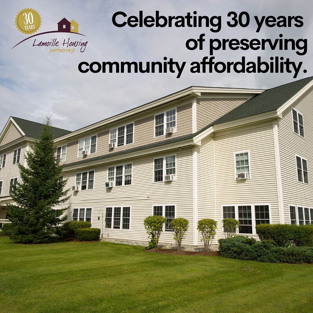 🏡 $30 FOR 30 YEARS OF AFFORDABLE HOUSING IN LAMOILLE COUNTY AND HARDWICK!⠀
⠀
To celebrate our organization's milestone, we're asking you to make a gift of $30 to our Housing Opportunity Fund to signify 30 years of:⠀
⠀
🏡 mission driven, affordable h