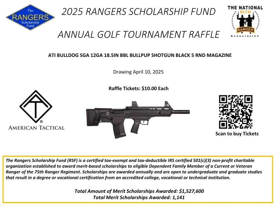Ranger Scholarship Fund Golf Scramble Raffle