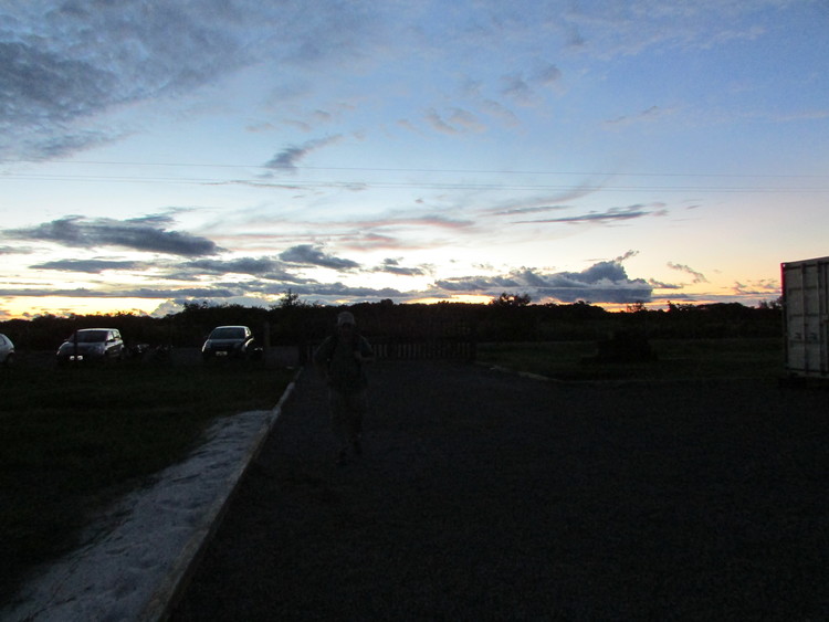  Sunset at the T3 research site in Manacapuru, Amazonas 
