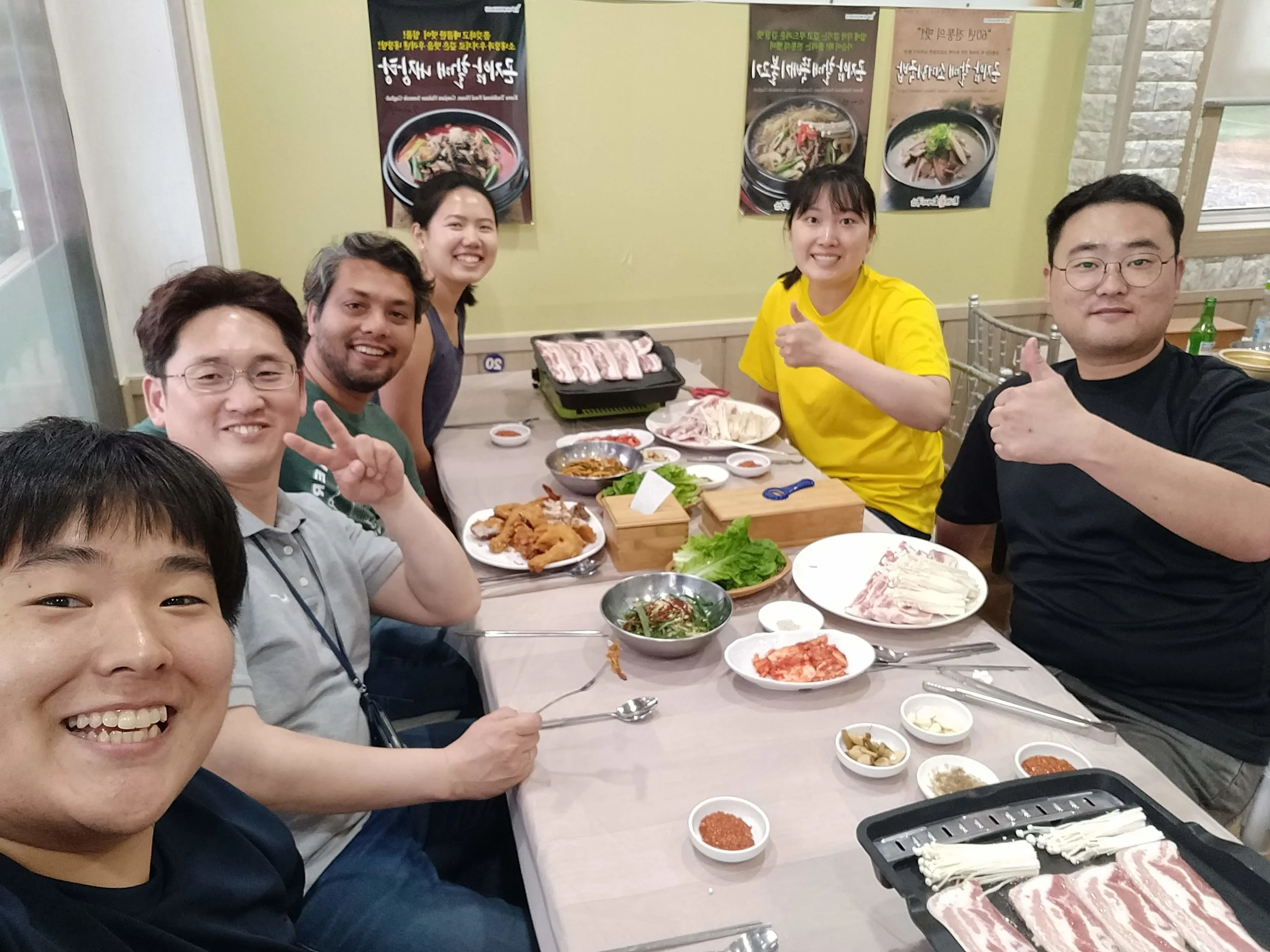 The food in Korea is so yummy!