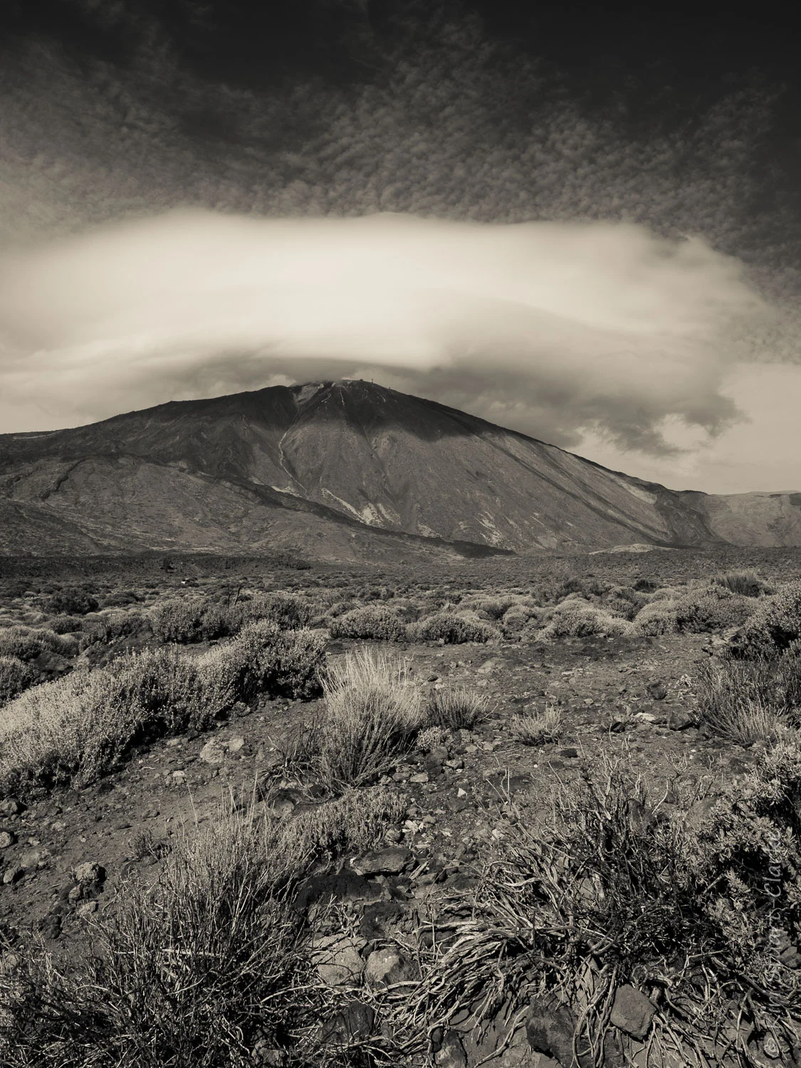 Cloud on the Volcano