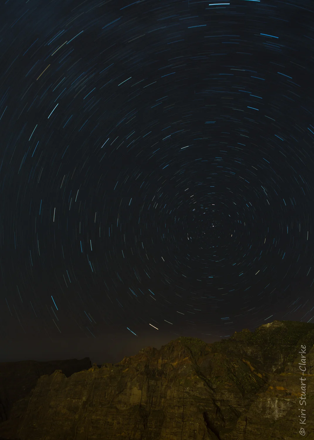 Clifftop Star trail