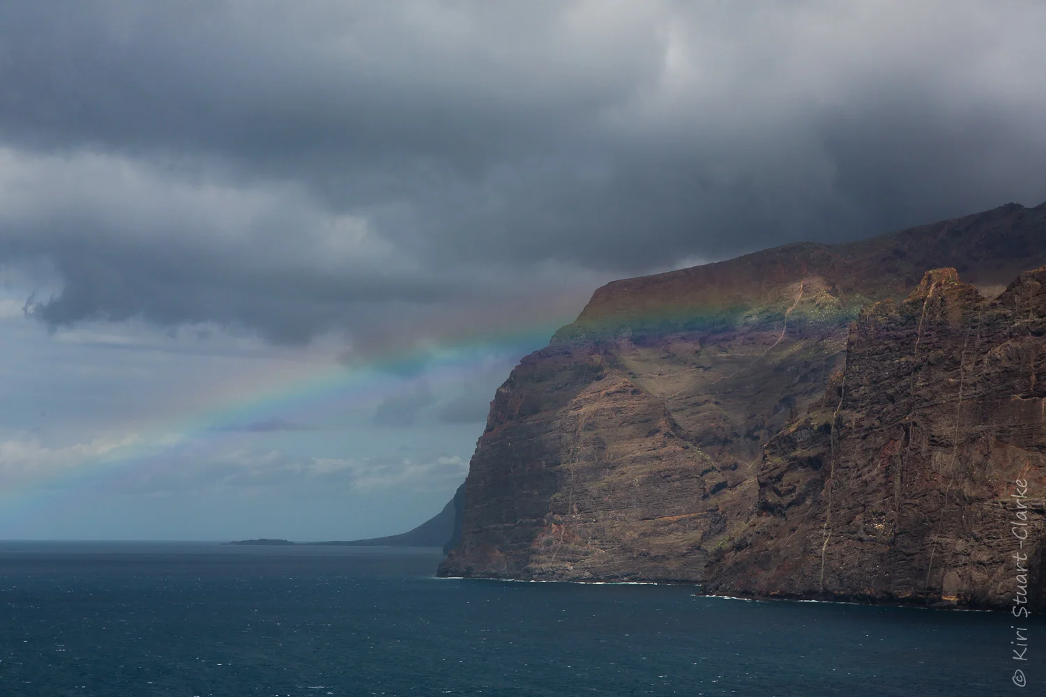 Rainbow on the Cliffs