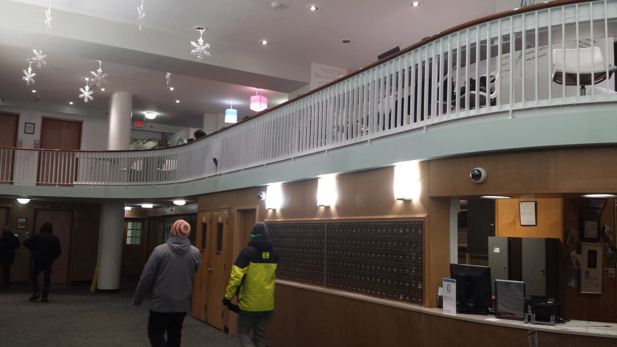 The Lobby of the 40 Berkley Hostel