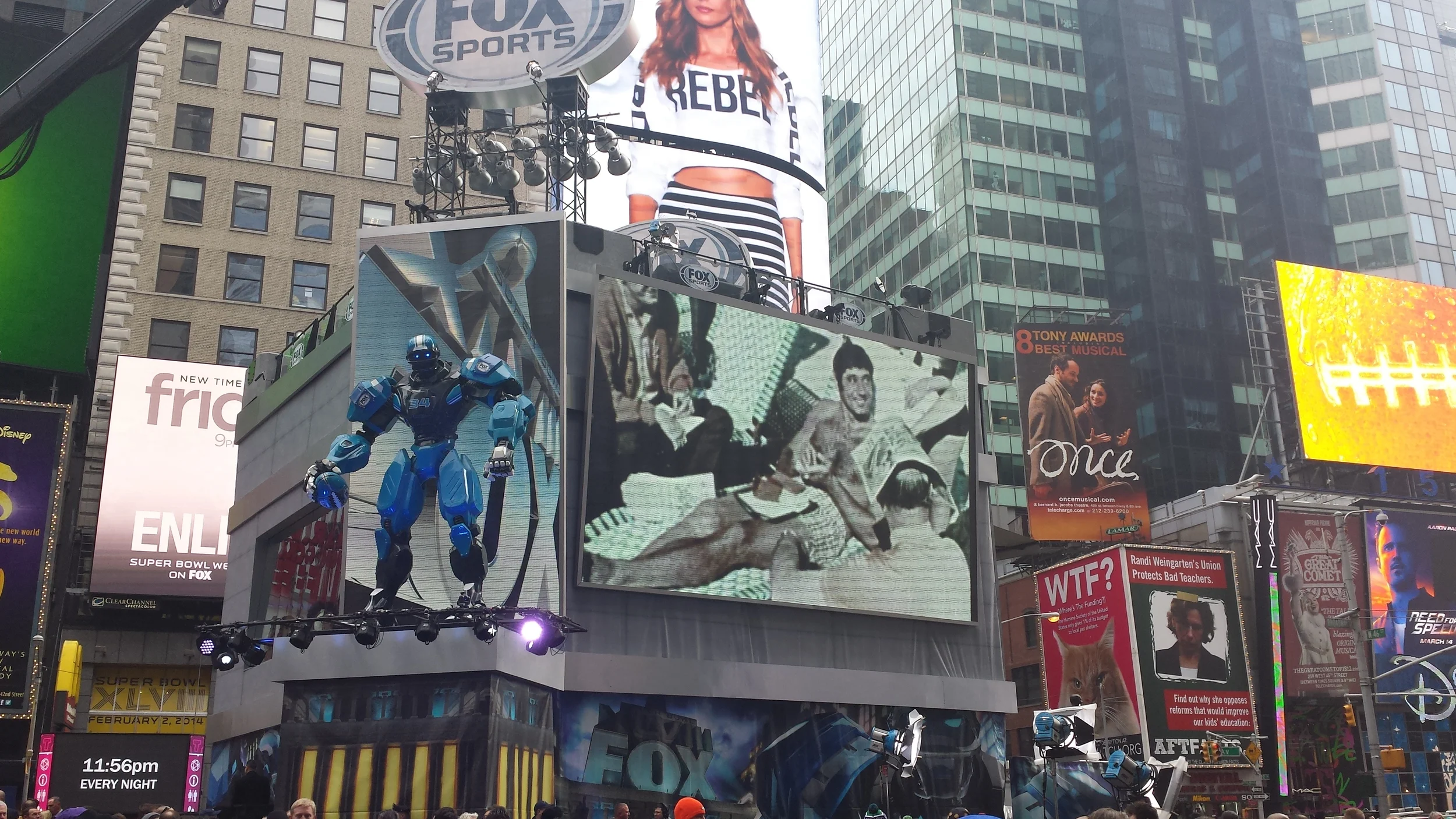 A Sampling of Super Bowl Blvd.