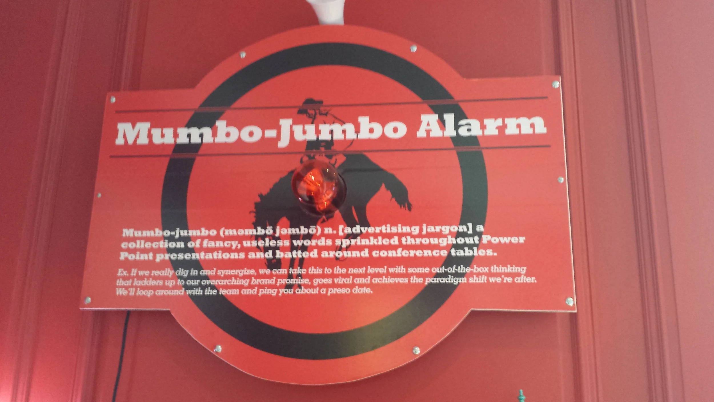 No Mumbo-Jumbo Allowed