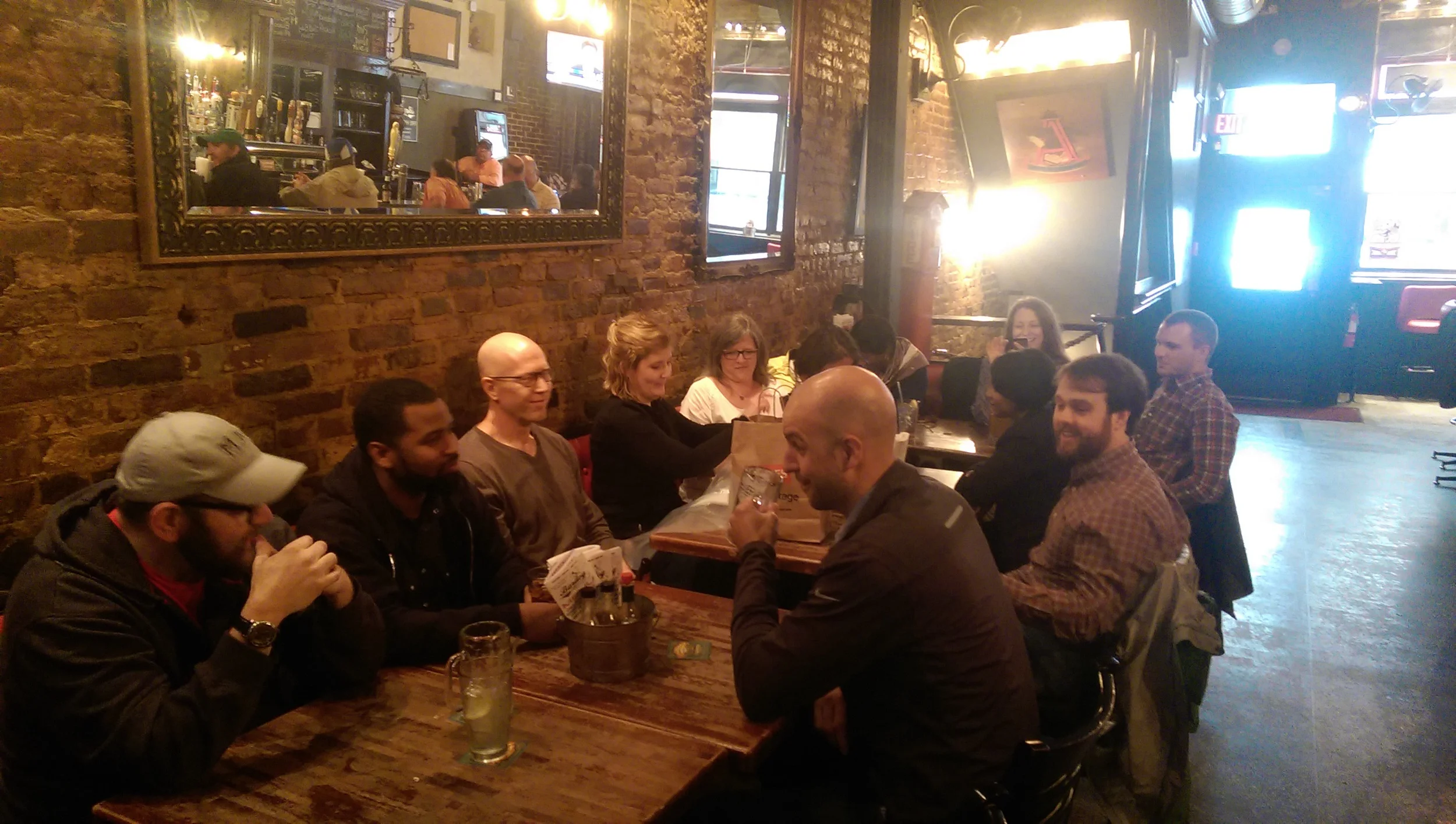 Drinks with the Red Deluxe Team