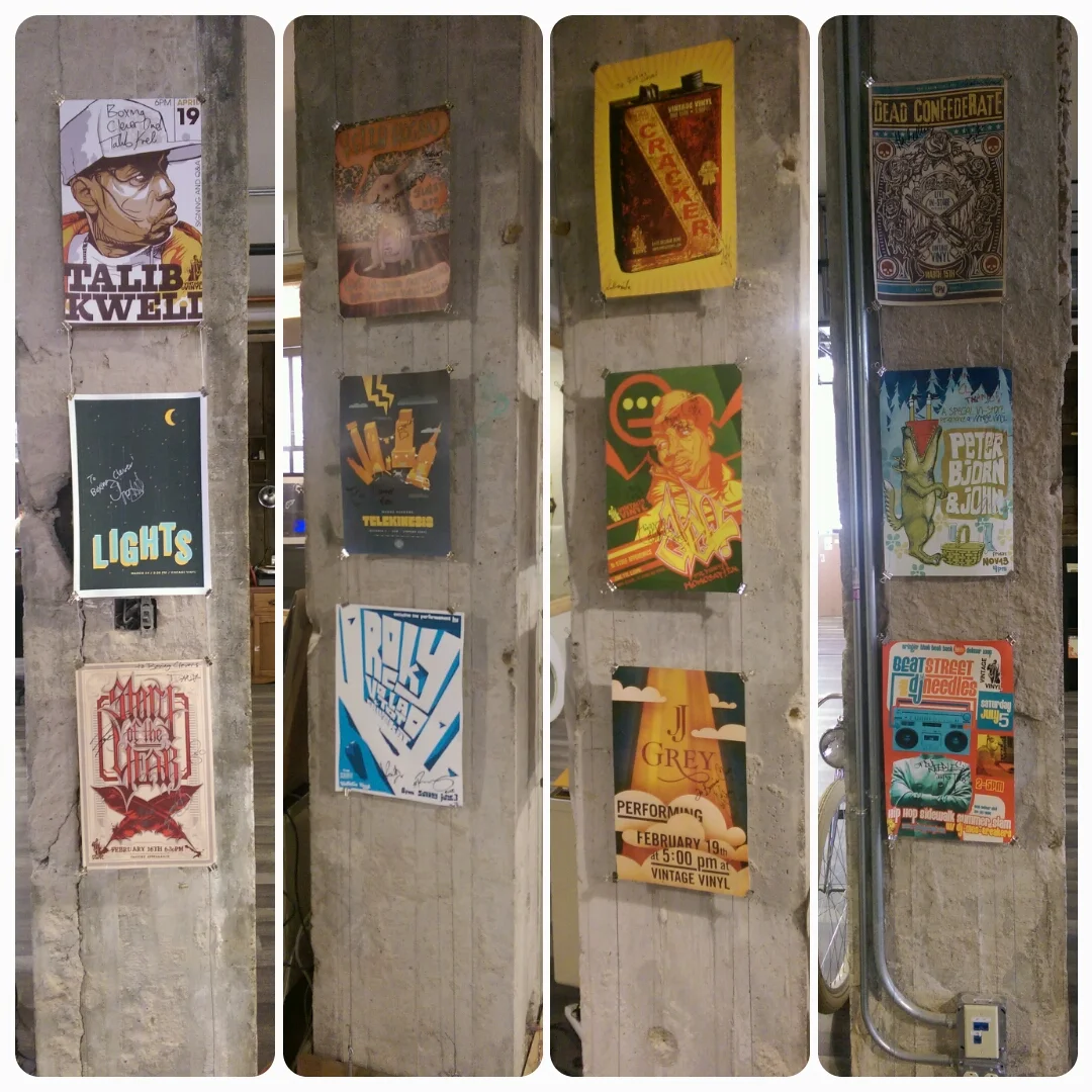 Posters for Vintage Vinyl by Boxing Clever