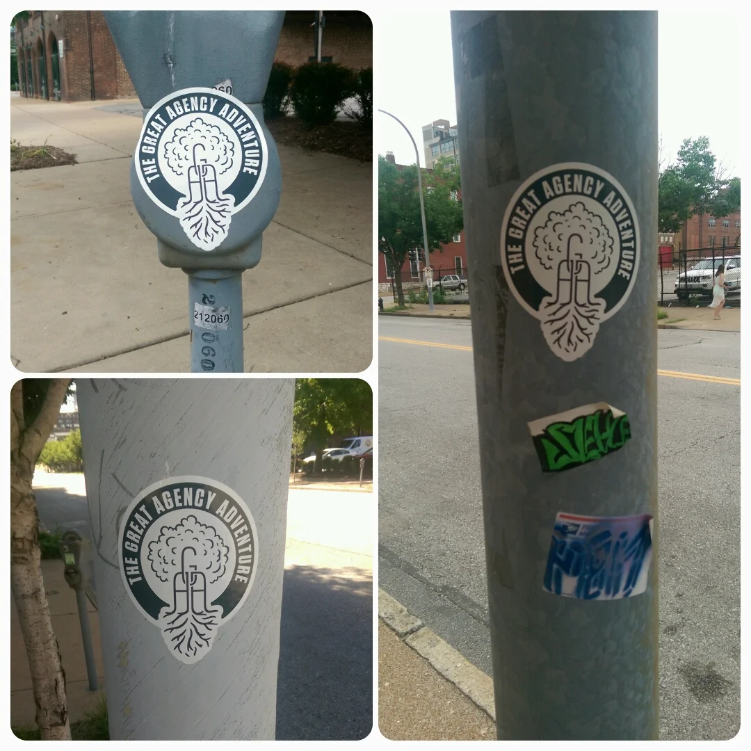 Stickers in St. Louis