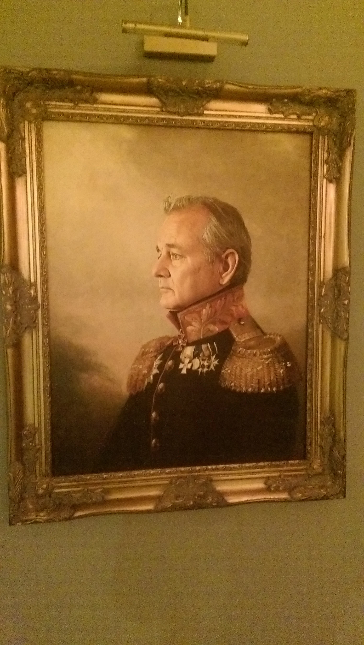 Bill Murray at the Bruton Stroube Office