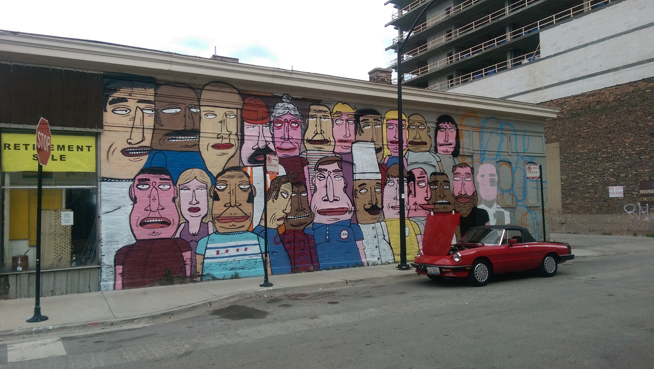 Mural in Progress