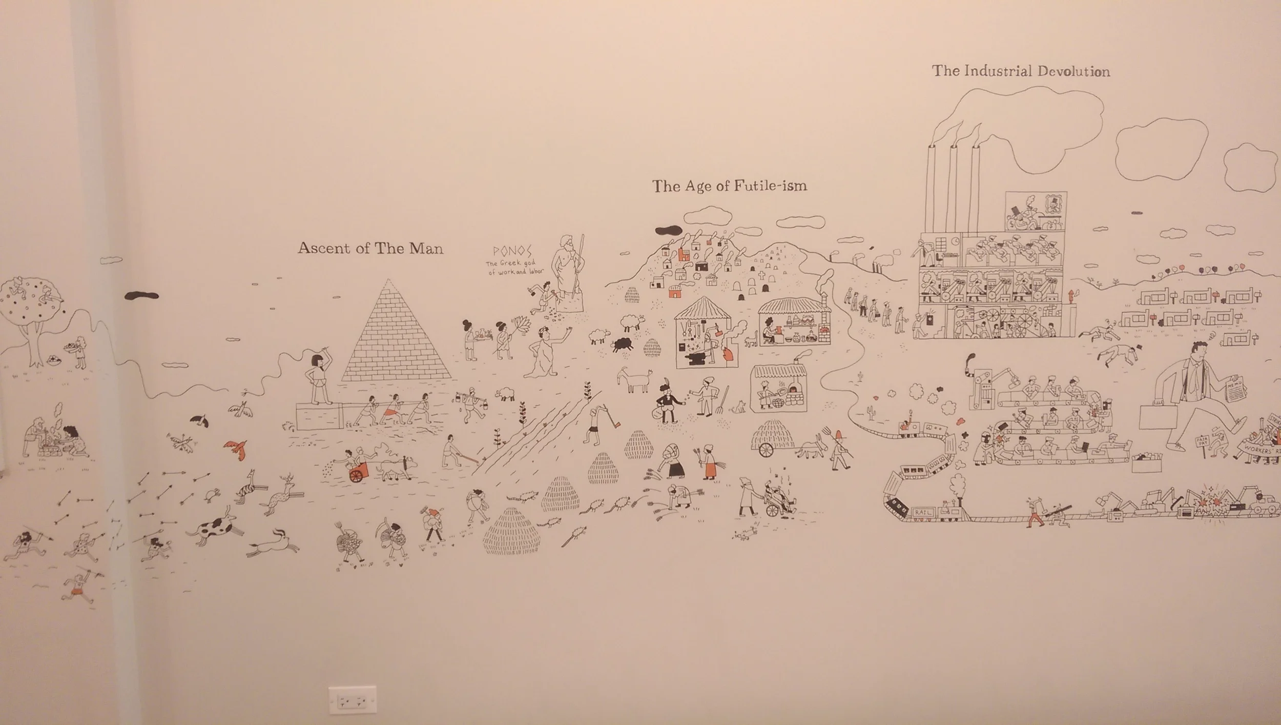 Cool Mural from the Grind Offices
