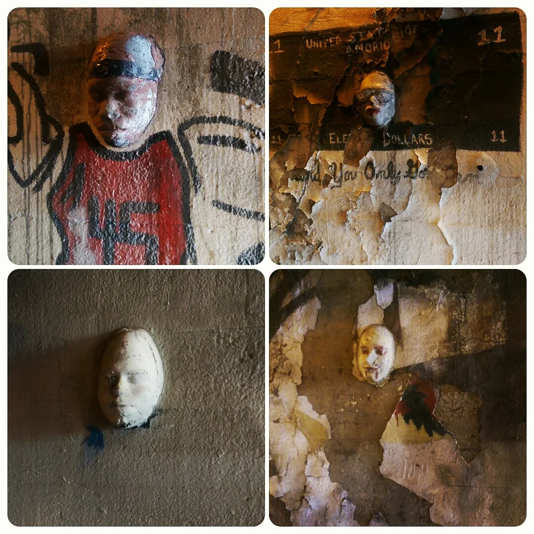 Creepy Face Art