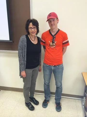 With Professor E. Gigi Taylor Ph.D. (Sorry for the Low Res. Not My Camera.)
