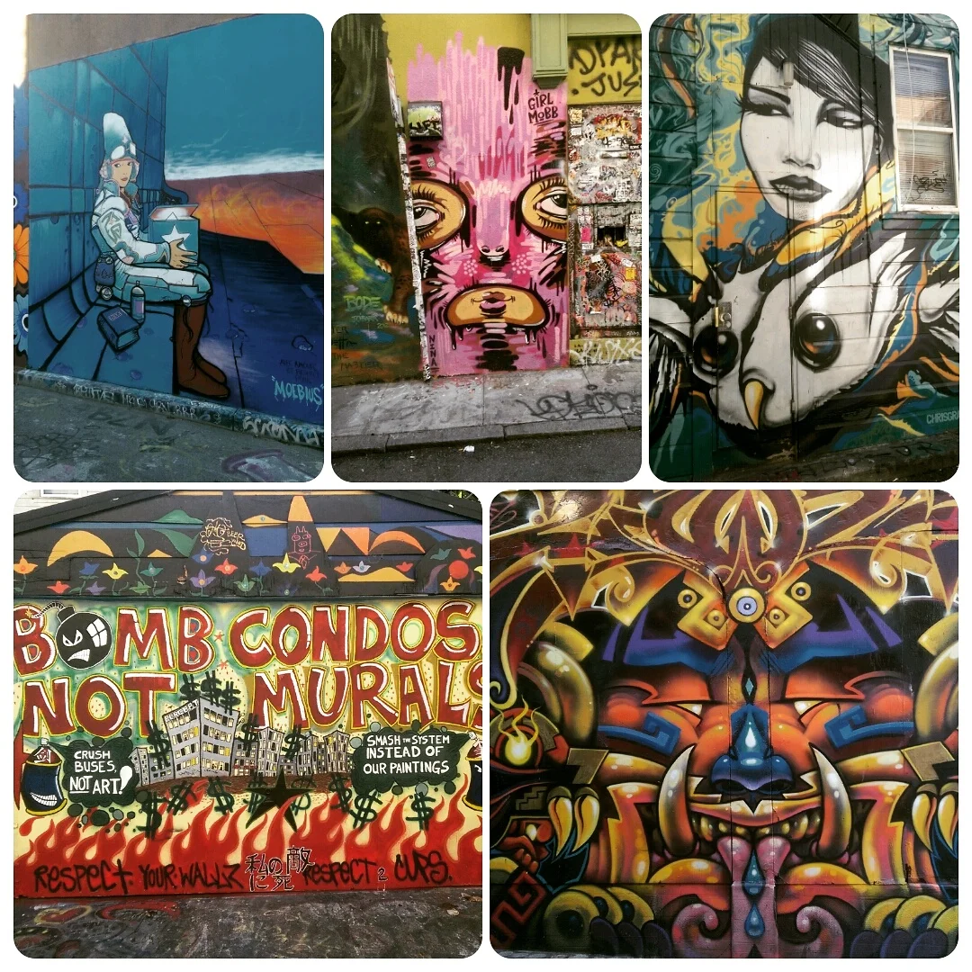An Entire Alley Full of Murals!