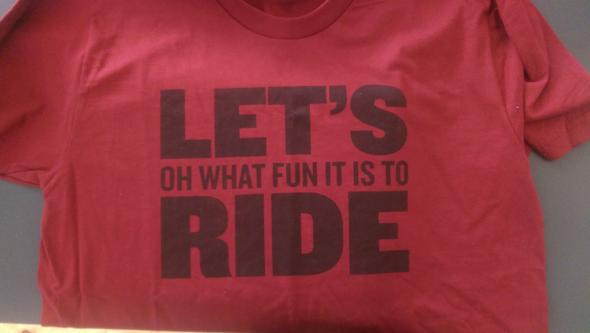 Awesome Shirt Courtesy of Red Tettemer