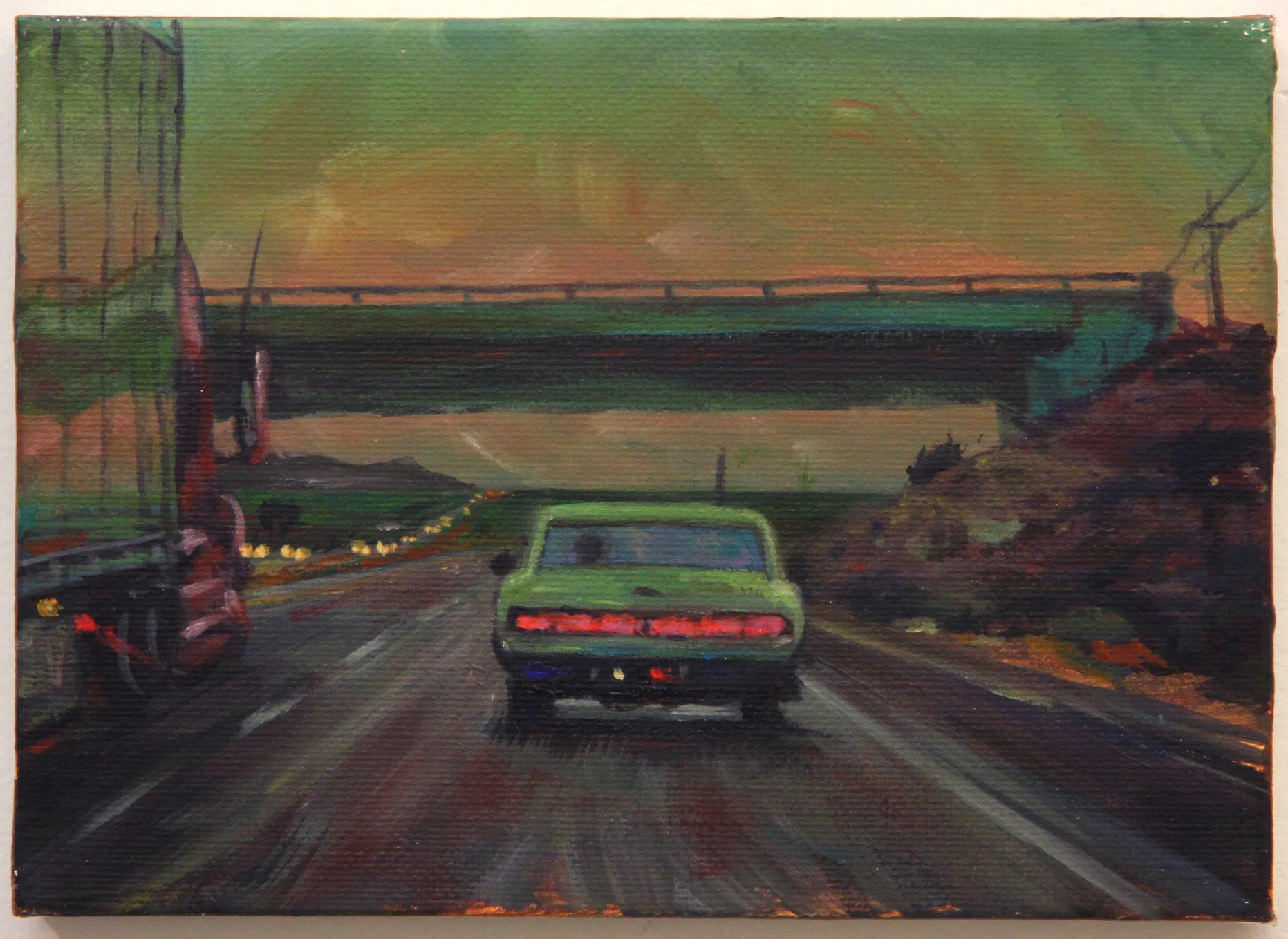 The 5, 2013/2012, oil on linen, 5 x 7 in. 