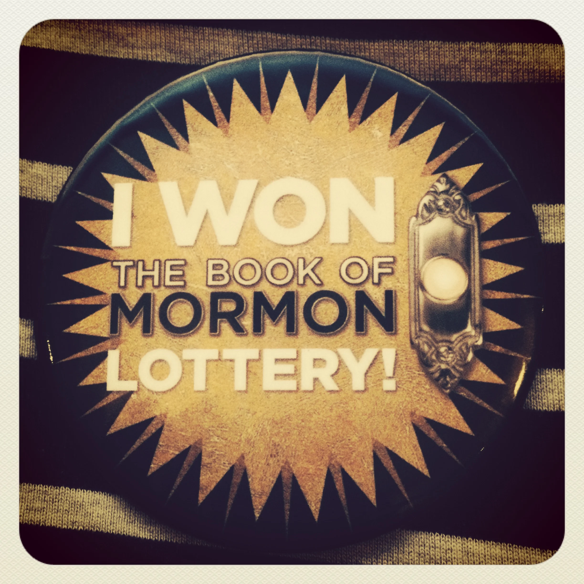 Won 2 tickets worth $479 each! /September 2013