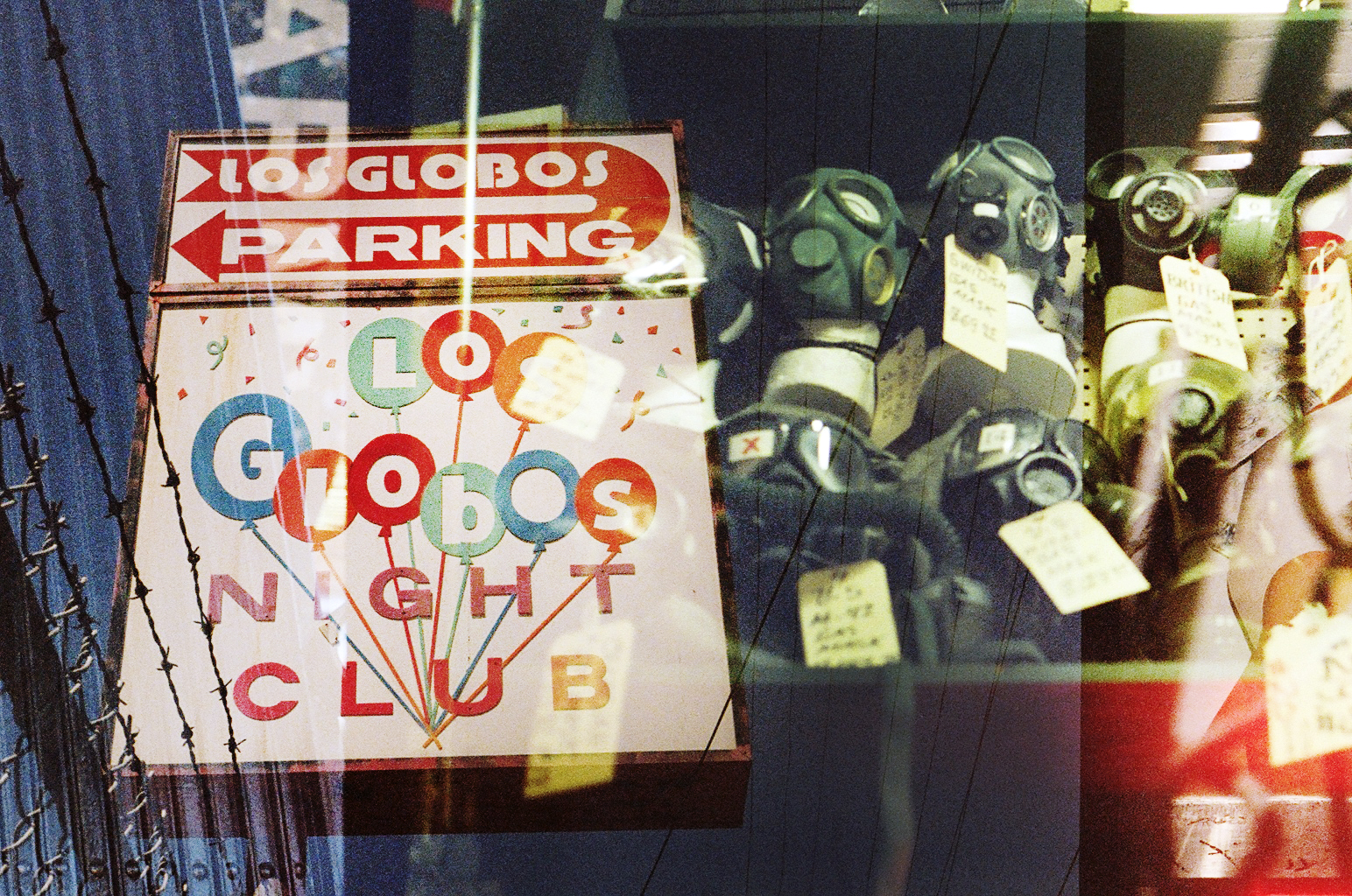 Los Globos gas masks ©amandabjornphotography 