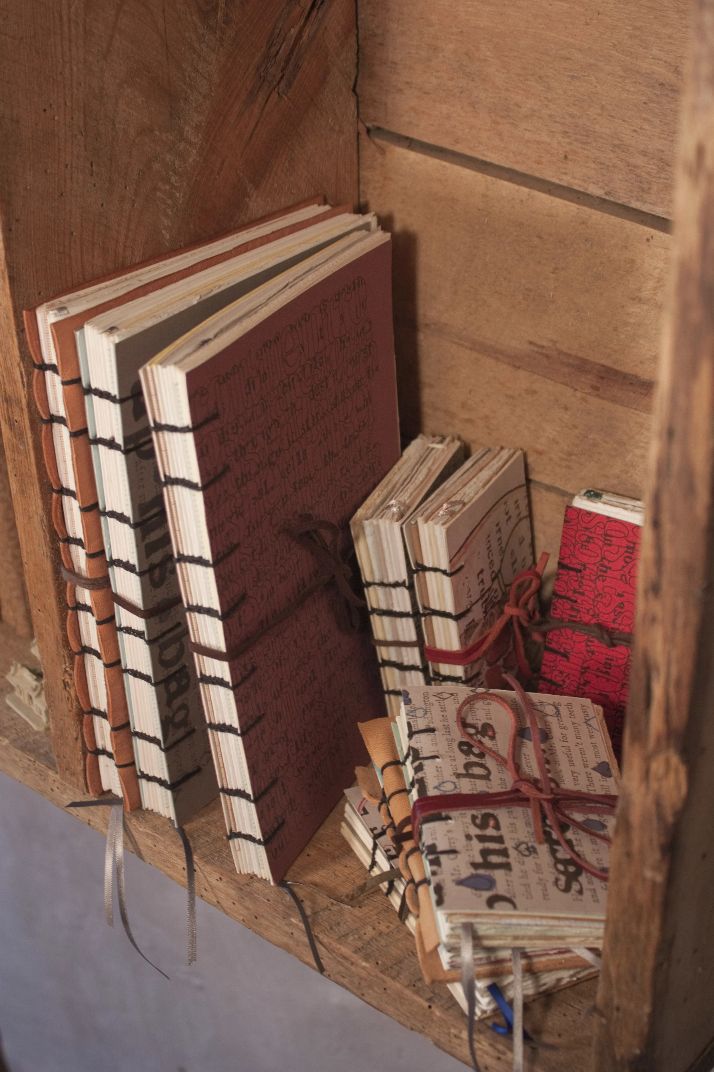 Hand bound books