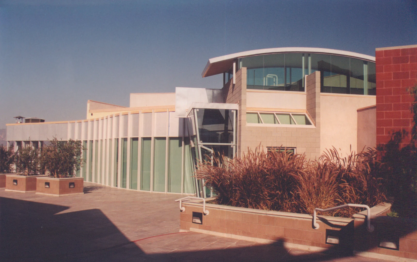 The Emergency Vehicle Operation Center and Tactics/Firearms Facility was designed as a prototype for future facilities of its kind. This facility houses the first tactical and firearms educational facilities with shared administration. It also incorporates three indoor-outdoor shooting ranges with state-of-the-art equipment. 