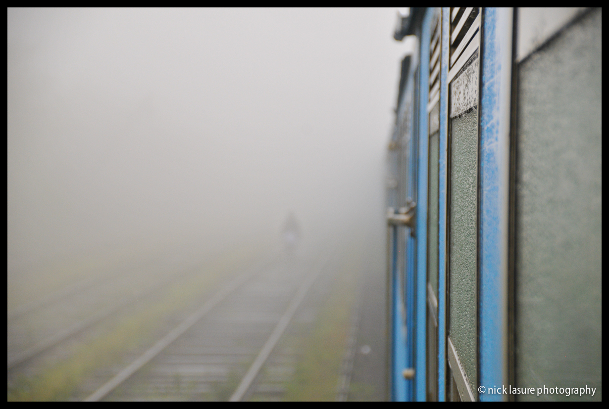 Man in the Mist - part of our rail journey was in the rain & clouds which inhibited some of our views near Nuwara Eliya but as bad weather can do, it made for some other great photo opportunities. 