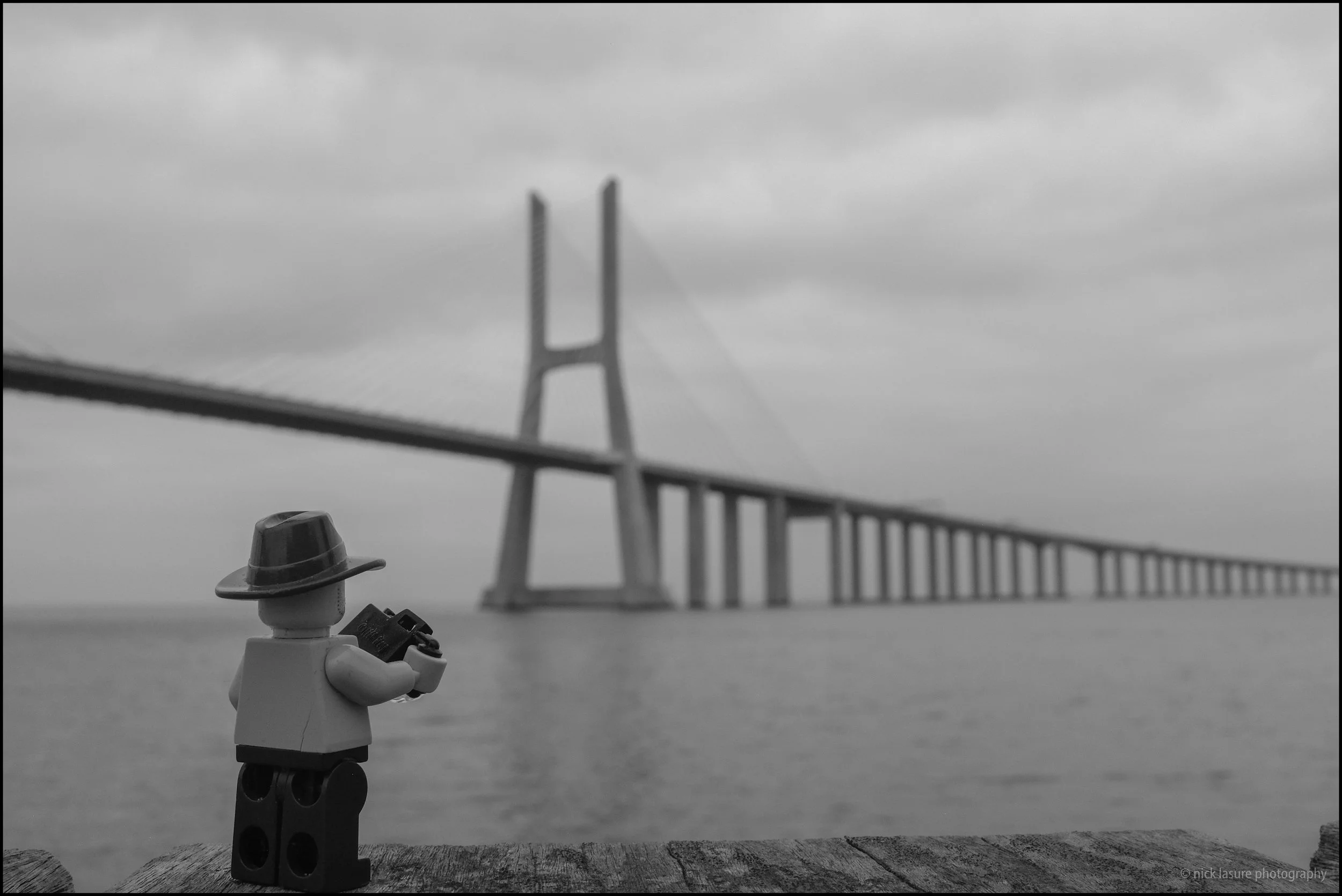Of course Photo Lego Dude needed his shot of the bridge - X100T