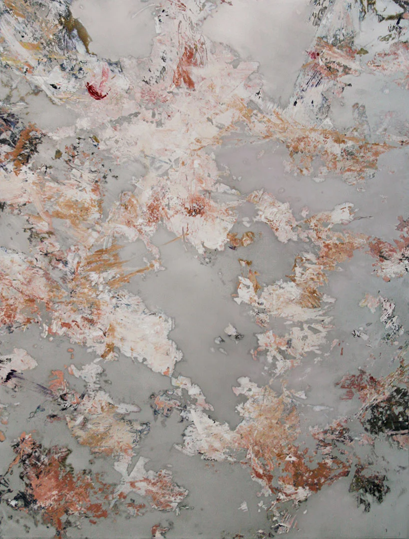 Chroma, 2014 Ink and acrylic on aluminum // 36 x 48 inches