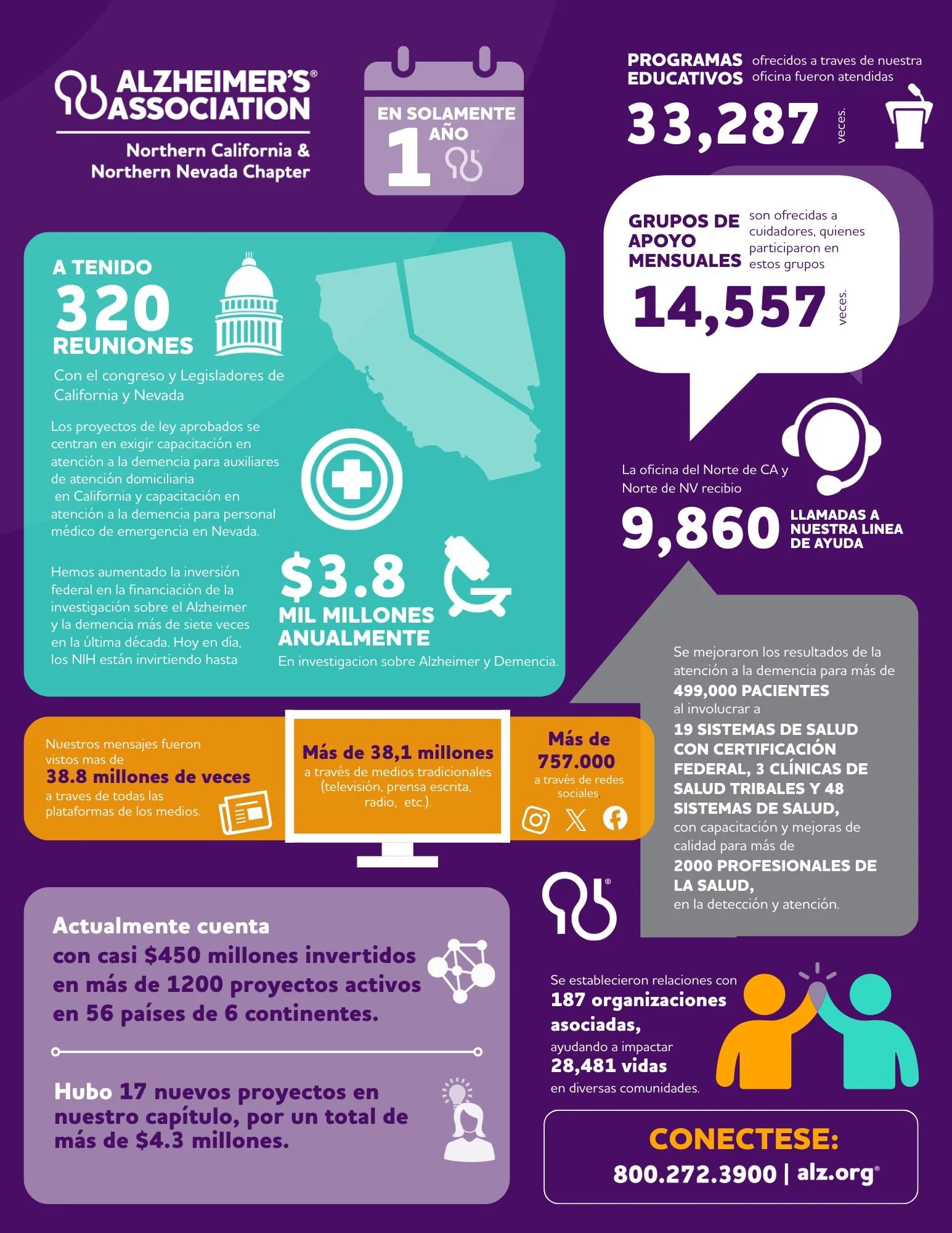   Title:  2025 Chapter Infographic Alternate - Spanish  Roles:  Concept and Design  Tools:  Illustrator and Canva 