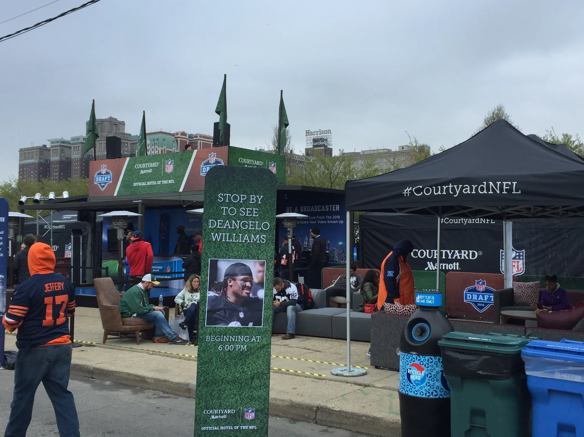 Courtyard NFL Draft Activation