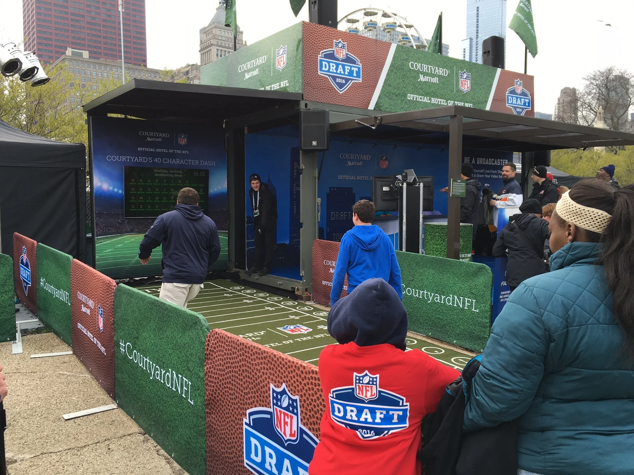 Courtyard NFL Draft Activation