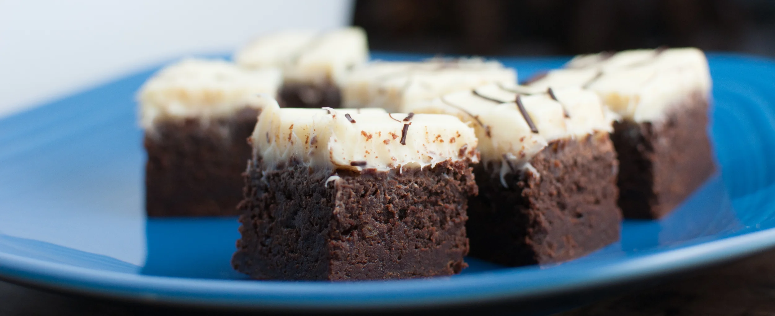 fudgy brownies with mint ganache 