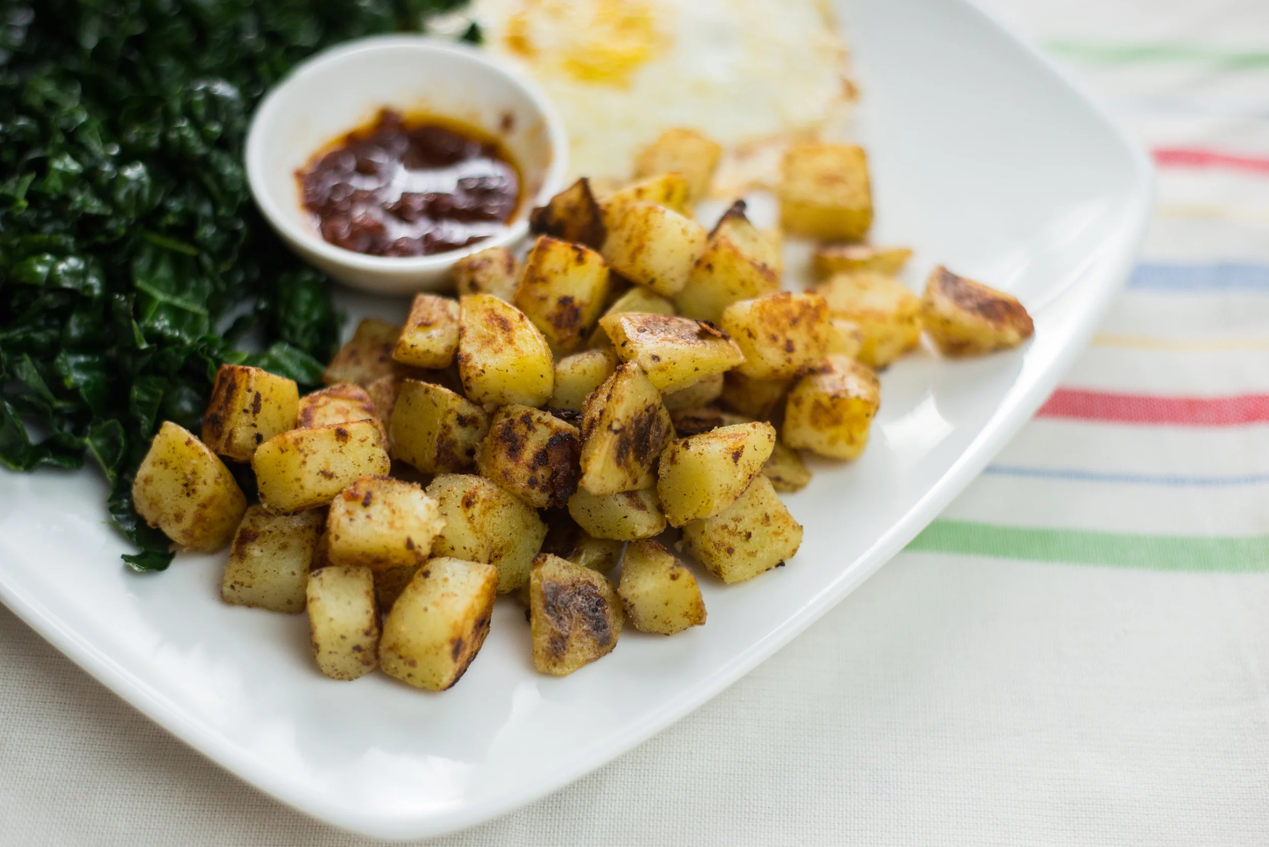 perfectly crispy breakfast potatoes