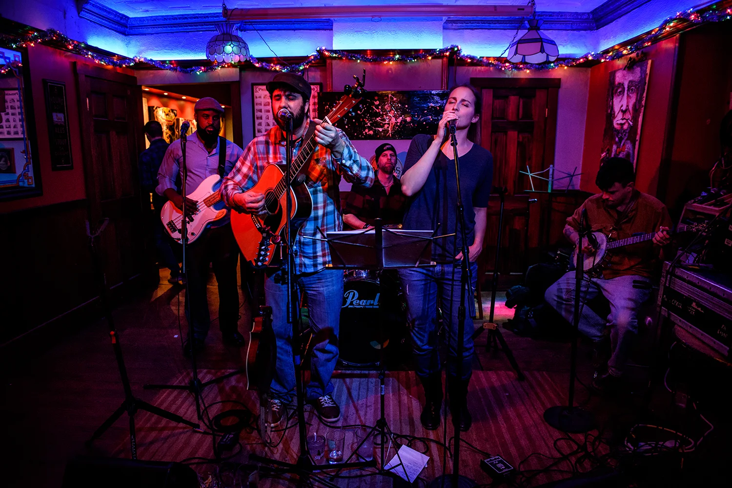 Chris Peace, Adam Monaco, Jim Love, Maggie Pope, Huey McBanjo