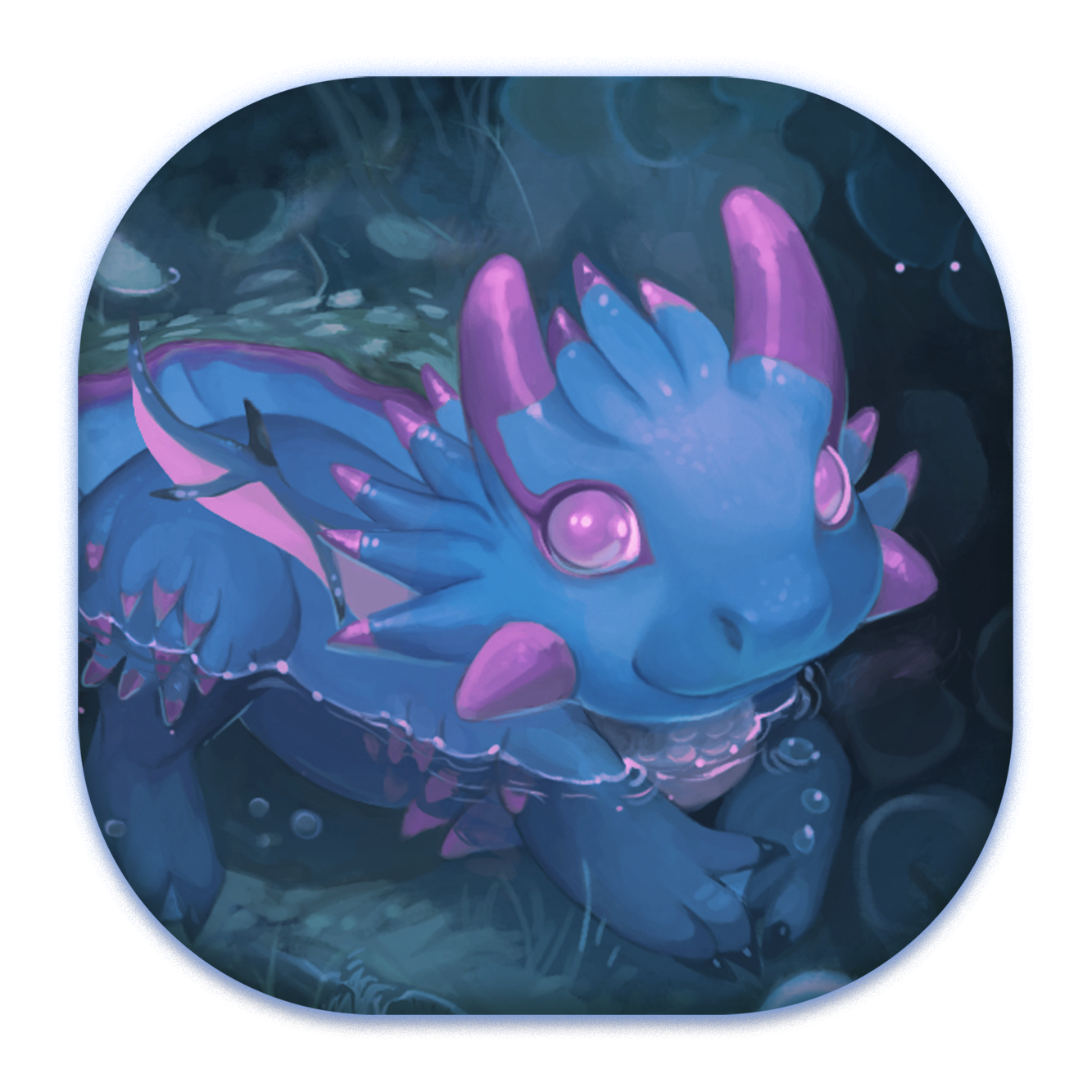 Bioluminescent Juvenile Dragon