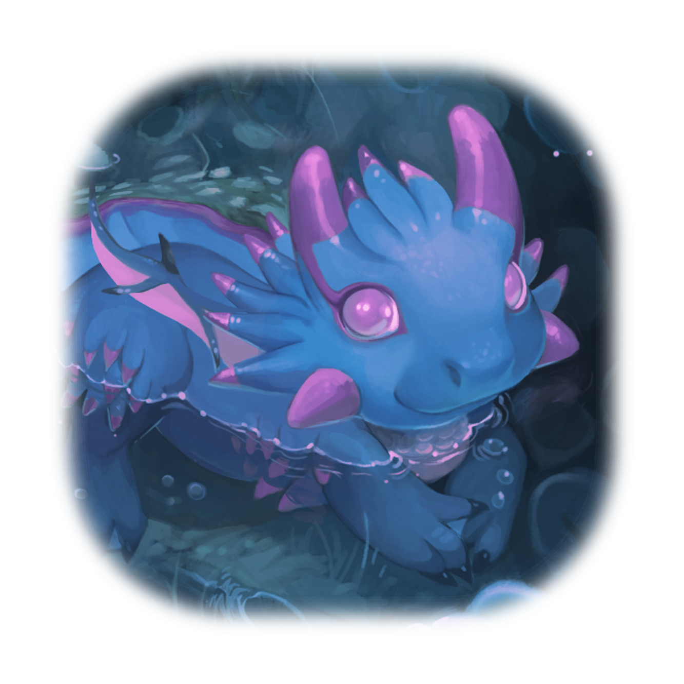 Bioluminescent Juvenile Dragon