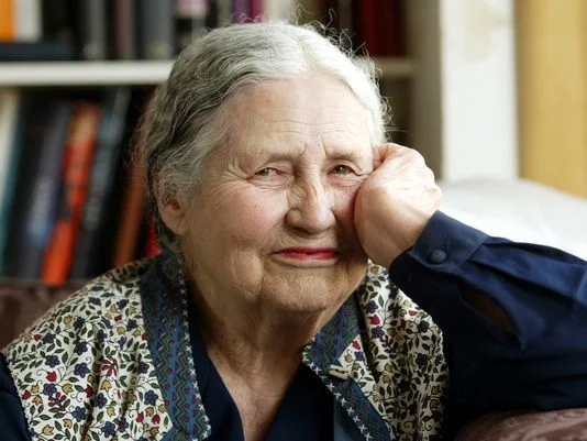Doris Lessing in 2006. Photo: Martin Cleaver, AP. From here .