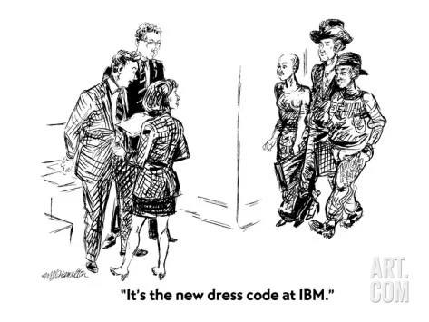 Cartoon by William Hamilton, 1980s (?), found here .