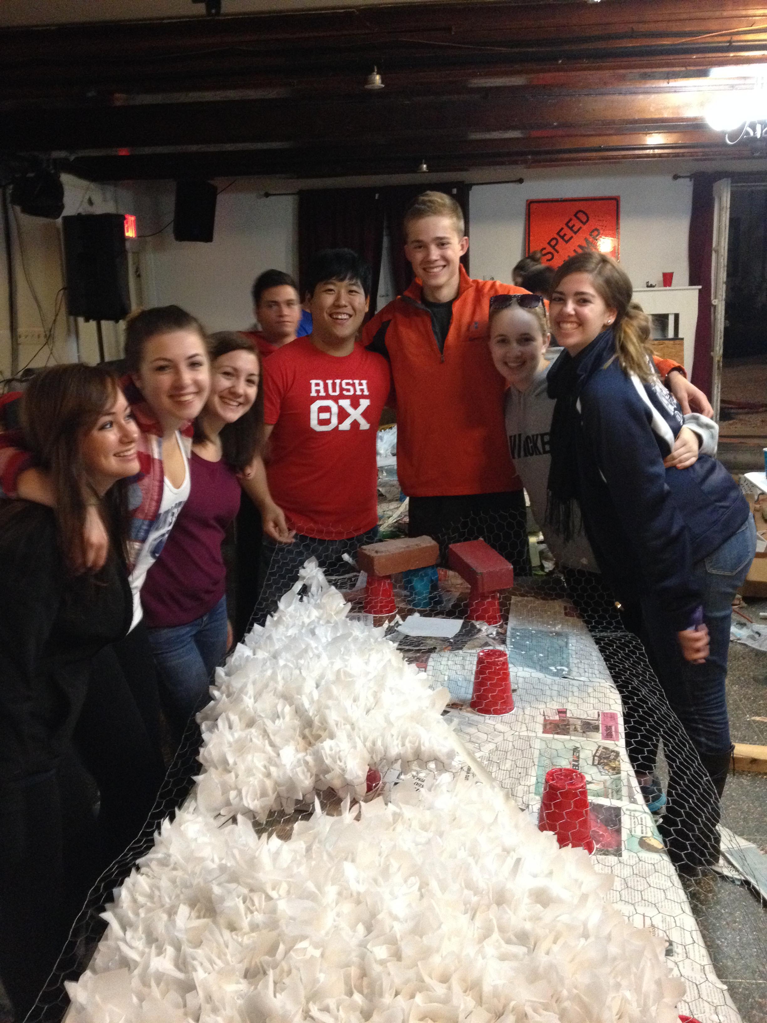  Homecoming 2013 preparations begin with float building - Danny Lim and TK - Oct. 8, 2013 