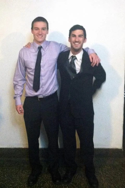 Mark Joyce (L) and Zach Bunsick - Big Little Brother Night - Oct. 20, 2013