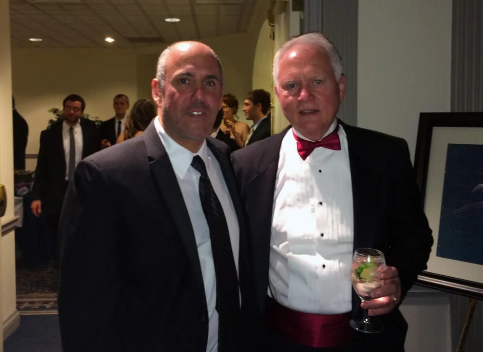  Richard Maltz (L) and National's David May - Theta Chi Gala - Oct. 21, 2013 