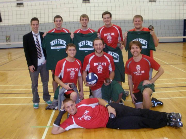 Back Row L to R: Christian Pryor, Kyle Sussman, David Stoltzfus, Nate Wysocki, Daniel Weinman Front Row L to R: Geoffrey Rolstone, Ed Benish, Daniel Cartwright and Brent Homcha (Laying on ground) 2010 Fall Intramural Volleyball Champions